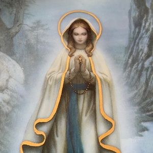 Vintage Bradford Exchange - Our Lady Of Lourdes 1994